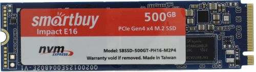 Накопитель SSD M.2 SmartBuy SBSSD-500GT-PH16-M2P4 500GB Impact E16 NVMe PCIe4x4 - фото 1