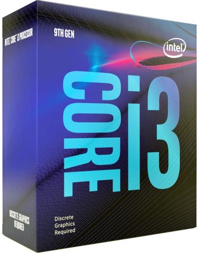 Процессор Intel Core i3-9100F BX80684I39100F Coffee Lake 4-Core 3.6GHz (LGA1151v2, DMI 8GT/s, L3 6MB, 65W, 14nm) BOX (без видеоядра)