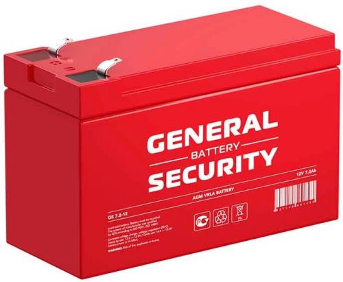 Аккумулятор General Security GS 7,2-12 - фото 1