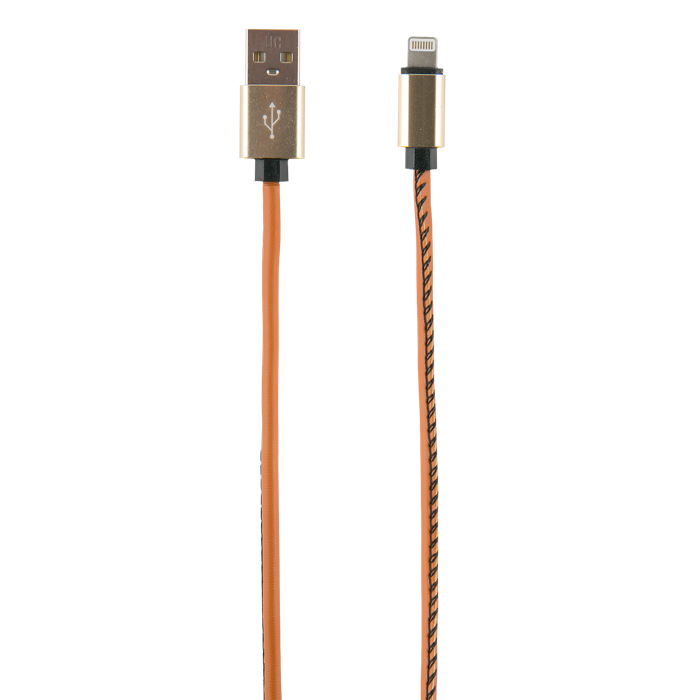 

Кабель интерфейсный Red Line USB-Lightning УТ000014164 для Apple 2 м оплетка "экокожа", коричневый, USB-Lightning
