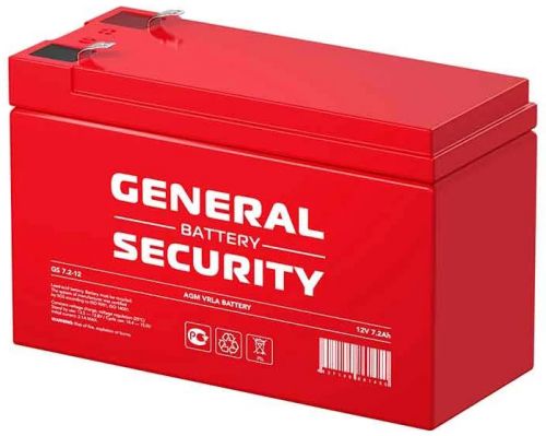 Аккумулятор General Security GS 7,2-12 - фото 2