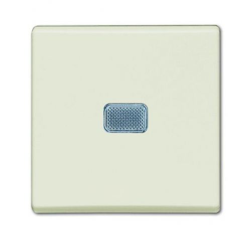 Выключатель ABB 1012-0-2185 BASIC 55 одноклавишный однополюсный, с подсветкой (механизм), 10А, 250В, IP20 шале (белый)