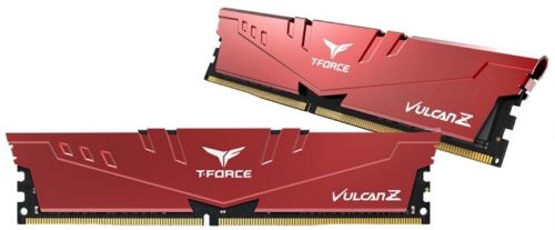 Модуль памяти DDR4 16GB (2*8GB) Team Group TLZRD416G3600HC18JDC01 T-Force Vulcan Z red PC4-28800 3600MHz CL18 радиатор 1.35V