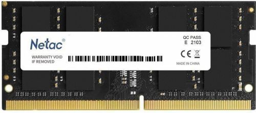 Модуль памяти SODIMM DDR4 16GB Netac NTBSD4N32SP-16 PC4-25600 3200MHz CL22 1.2V