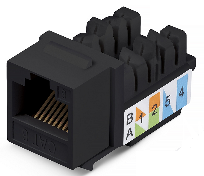 

Модуль Cabeus KJ-RJ45-Cat.5E-90 (вставка) Keystone Jack RJ-45, категория 5e, заделка тип 110, белая, KJ-RJ45-Cat.5E-90