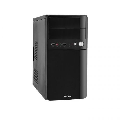 

Корпус mATX Exegate BA-110 EX268706RUS minitower, AA400, 80mm, 2*USB, Audio, black, BA-110