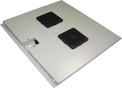 Вентиляторный блок TWT TWT-CBE-FAN2-6 в крышу шкафа Eco глубиной 600, 2 вентилятора