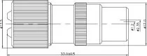 Hyperline CON-PAL-M-SCREW