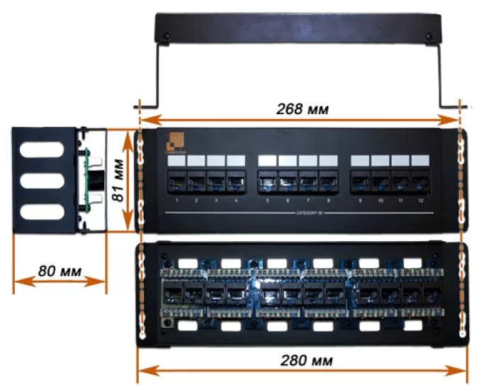 Lanmaster LAN-PPF12U5E/W