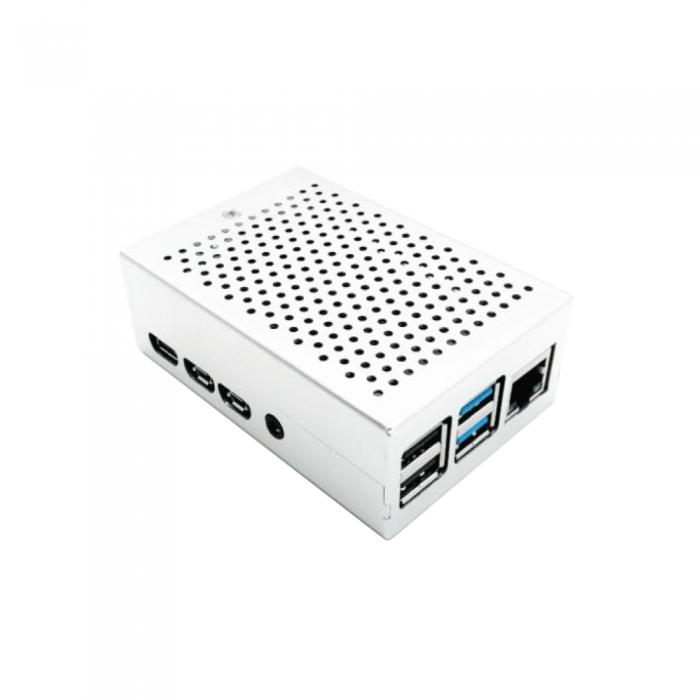 

Корпус ACD RA507 Fine Heat Dispersion Aluminium Alloy Case for Raspberry Pi 4B, Silver, RA507