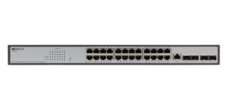 

Коммутатор управляемый ORIGO OS3228P/370W/A1A 24x1000Base-T PoE, 4x10GBase-X SFP+, PoE Budget 370W, RJ45 Console, 19" w/brackets, L3, OS3228P/370W/A1A