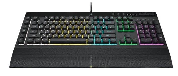 Клавиатура Corsair K55 RGB PRO XT CH-9226715-RU игровая, Backlit Per-Key RGB LED, Rubberdome