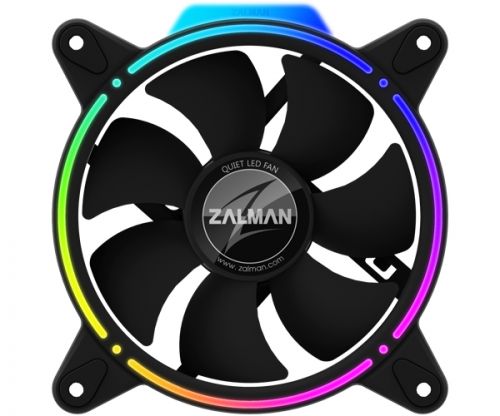 Вентилятор для корпуса Zalman ZM-RFD120A 120x120x25mm, 3 PIN ADDRESSABLE, 800-1500 RPM, 25.6DBA, HYD