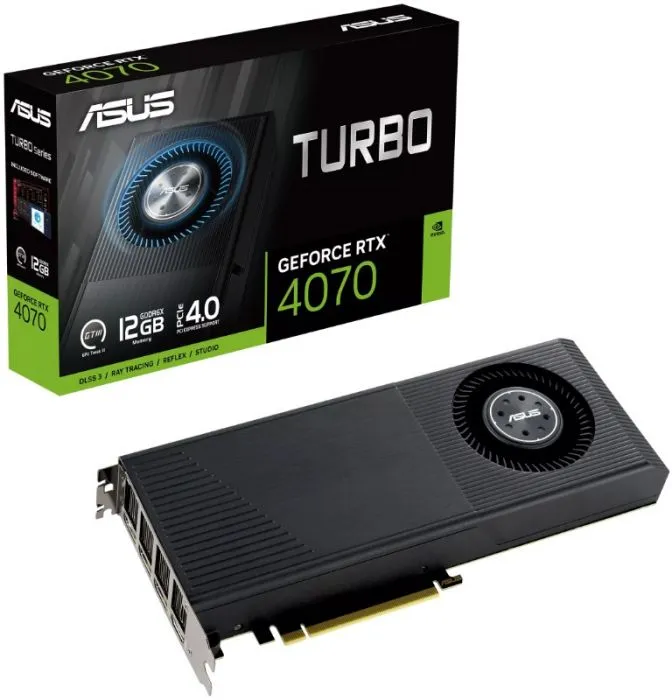 фото ASUS GeForce RTX 4070 Turbo (TURBO-RTX4070-12G)