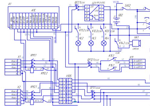 Схема электрическая принципиальная компас