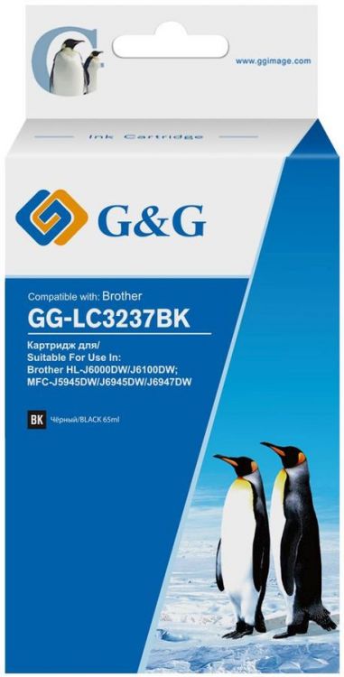 

Картридж G&G GG-LC3237BK струйный черный (65мл) для Brother HL-J6000DW/J6100DW, GG-LC3237BK