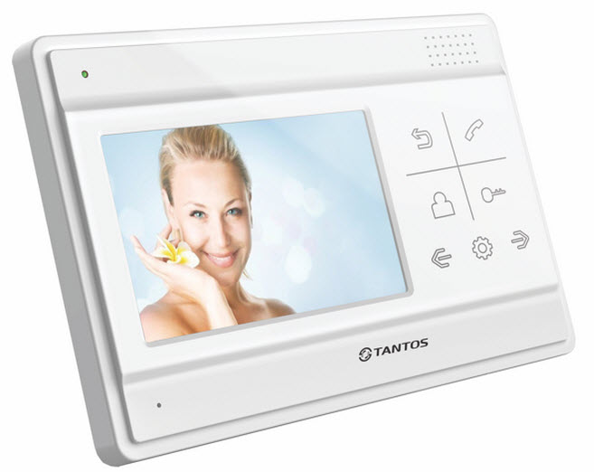 Видеодомофон Tantos LILU цветной, TFT LCD 4,3" 480x234, PAL/NTSC, Hands-Free, 2 панели, до 4-х шт. в параллель, 25 мелодий, адаптер 220В/14,5В в компл