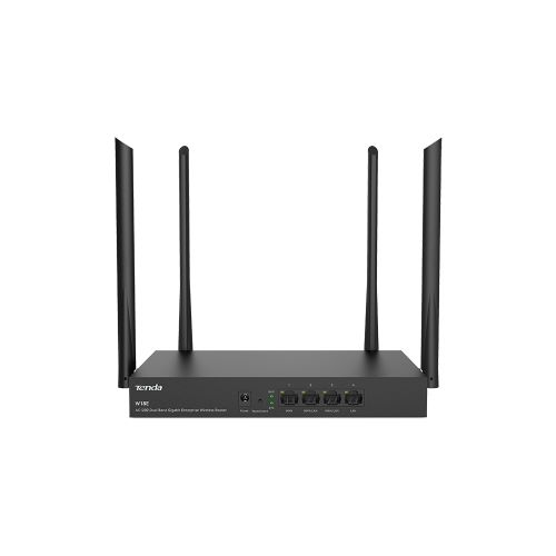 

Роутер WiFi Tenda W18E гигабитный AC1200, до 300 Мбит/с на 2,4 ГГц + до 867 Мбит/с на 5 ГГц, W18E