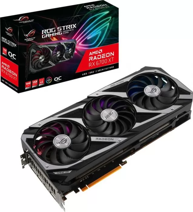 ASUS Radeon RX 6700 XT ROG STRIX GAMING OC (ROG-STRIX-RX6700XT-O12G-GAMING)