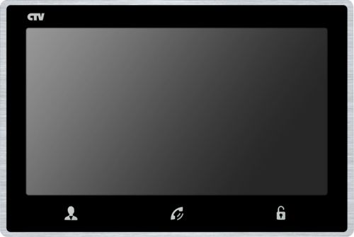 Видеодомофон CTV CTV-M4703AHD 7˝ TFT IPS LCD (16:9), 1024x600, полудуплекс, АС 100-240 В, 12В DC/1A, черный