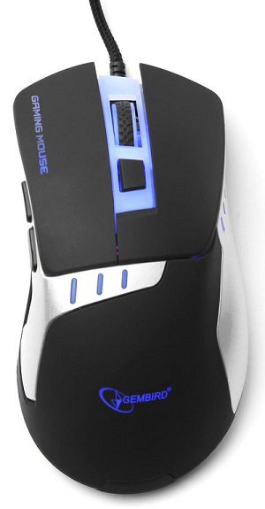 Мышь Gembird MG-520 3200dpi, USB 5 кнопок+колесо/кнопка, подсветка цена и фото