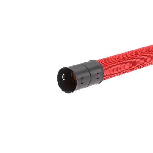 Труба гофрированная двустенная, жёсткая DKC 160911 с муфтой, для кабельной канализации, д.110мм, SN12, 1030Н, (уп/6м), цвет красный удочка болонская к600 aexeon kaida с к 6м