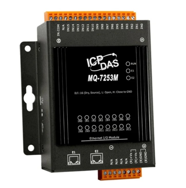 

Модуль ICP DAS MQ-7253M MQTT I/O Module with 2-port Ethernet Switch, with 16-ch DI (RoHS), MQ-7253M