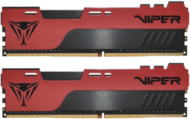 

Модуль памяти DDR4 64GB (2*32GB) Patriot Memory PVE2464G400C0K Viper Elite ll, PC-32000, 4000Mhz, XMP, CL20, 1,4V, радиатор, PVE2464G400C0K