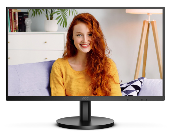 Монитор 27" AOC 27B3HMA2 1920х1080, WLED, 16:9, VA, 250cd, 3000:1, 20M:1, 4ms, 178/178, VGA, HDMI, 1