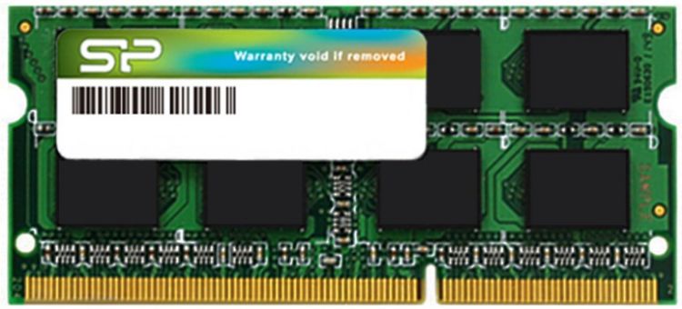 Модуль памяти SODIMM DDR3 4GB Silicon Power SP004GLSTU160N02