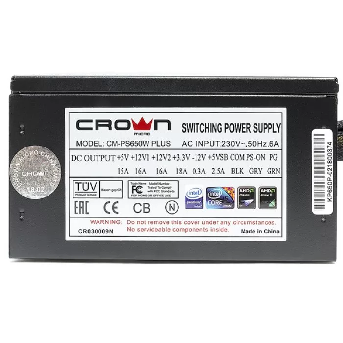 Crown CM-PS650W PLUS