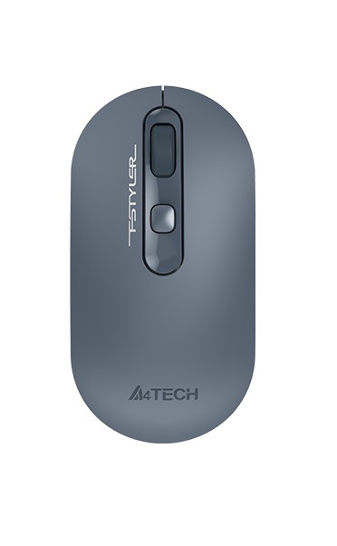 Мышь Wireless A4Tech Fstyler FG20 пепельный/синий 2000dpi USB для ноутбука (4but) (1379897)