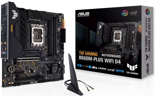 Материнская плата mATX ASUS TUF GAMING B660M-PLUS WIFI D4