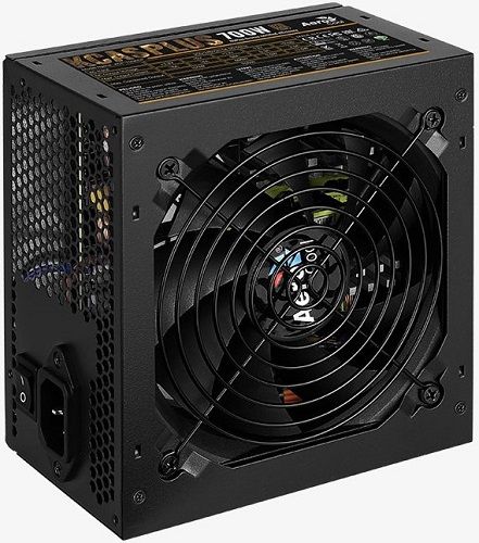 Блок питания ATX AeroCool KCAS PLUS 700W 4713105962666 700W v2.4, вентилятор d120мм, 4x PCI-E [6+2-P