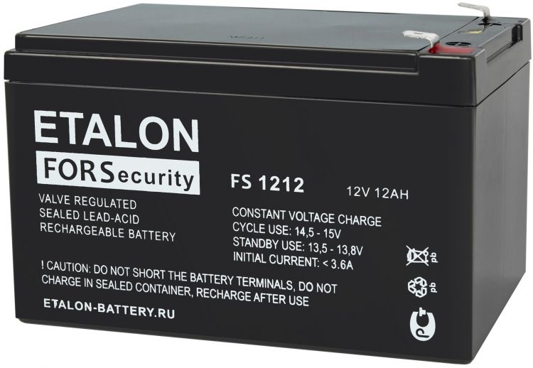 Аккумулятор ETALON FS 1212 12В 12Ач