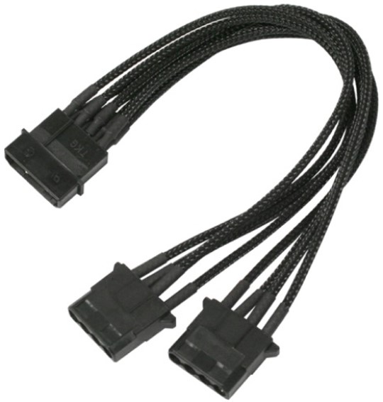 

Разветвитель Nanoxia NX4PY2E 4-pin MOLEX в 2 х 4-pin MOLEX, 20 см, индивидуальная оплетка, черный, NX4PY2E