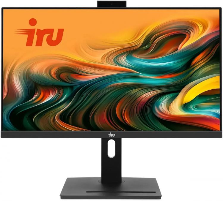 

Моноблок 23.8'' iRu 23IM i3 1215U/8GB/256GB SSD/UHD graphics/FHD/IPS/GbitEth/WiFi/BT/Cam/120W/noOS/черный, 23IM