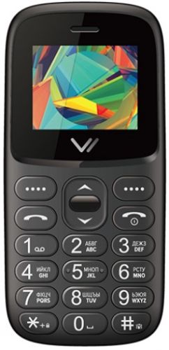 Мобильный телефон Vertex C323 C323-BCK - фото 1