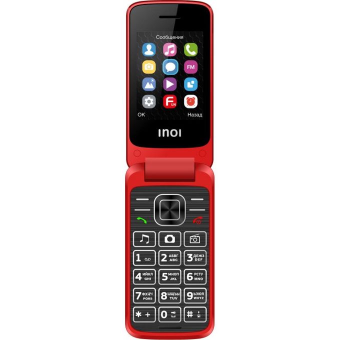 

Мобильный телефон INOI 245R Red, 245R Red