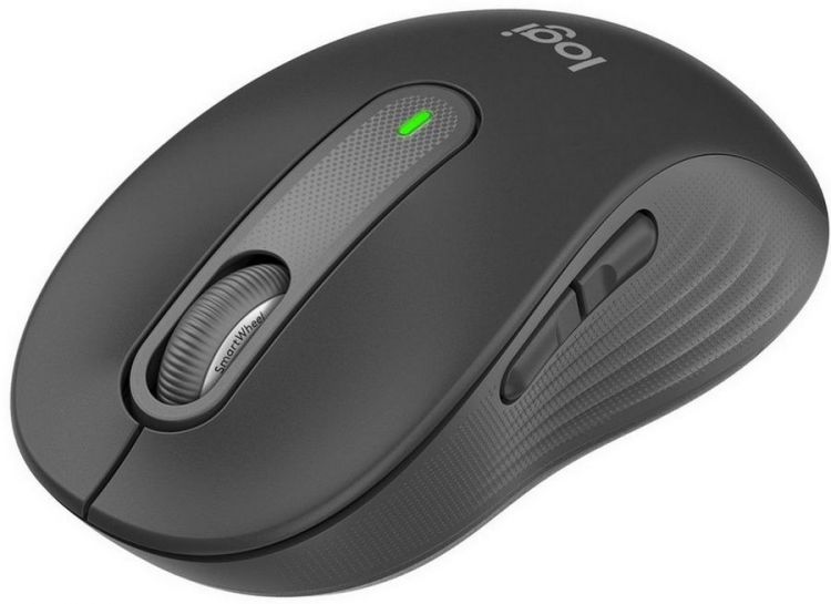 Мышь Wireless Logitech M650L Signature USB, 4000 dpi, 5 кнопок, оптическая, графитовая