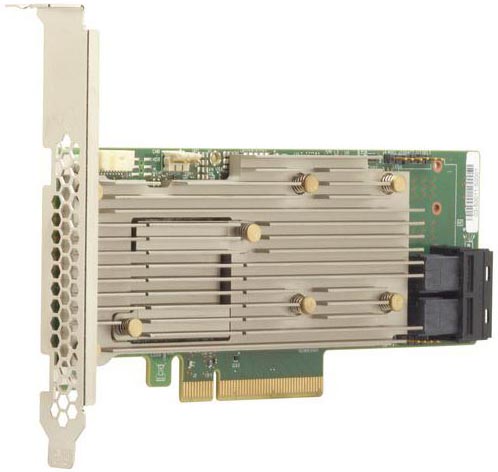 Контроллер SAS LSI 9460-8I SGL (05-50011-02) MegaRAID (PCIe 3.1 x8 LP, SAS/SATA/NVMe, RAID 0,1,5,6,1