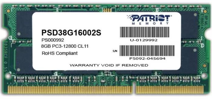 фото Patriot Memory PSD38G16002S