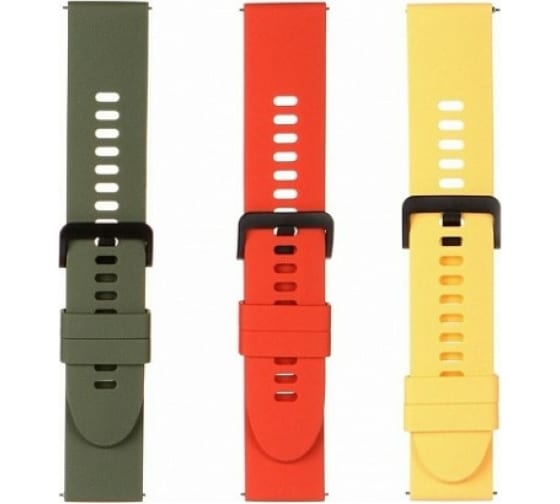 

Ремешок на руку Xiaomi BHR4887GL Mi Watch Strap (3-Pack), BHR4887GL