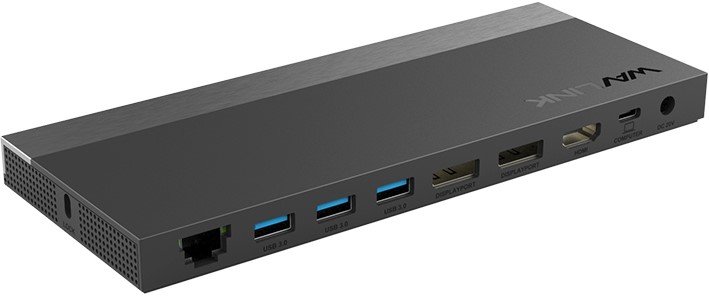 Док-станция WAVLINK WL-UMD01 Pro USB-C GEN2 4K Universal/100W PD Include 20V/6.5A Power Adapter/4*USB3.0/USB C/2*DP 4K 60HZ/HDMI 4K 60HZ/Gigabit LAN/A