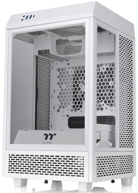 

Корпус mini-ITX Thermaltake The Tower 100 CA-1R3-00S6WN-00 белый, без БП, панель из закаленного стекла, USB Type-C, 2*USB 3.0, audio, The Tower 100