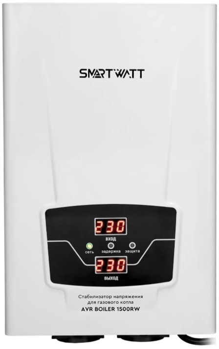 

Стабилизатор напряжения SmartWatt AVR BOILER 1500RW для газового котла, AVR BOILER 1500RW