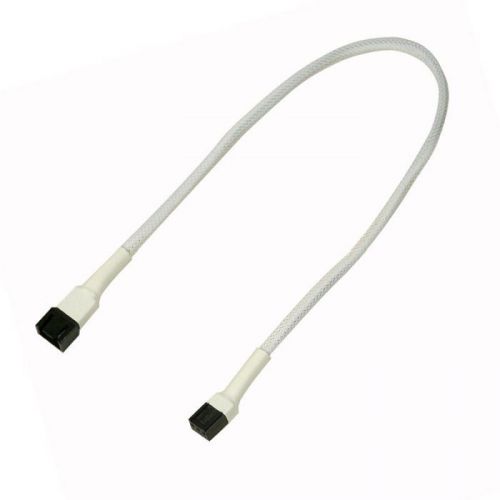 Удлинитель Nanoxia NX3PV60W кабеля вентилятора 3-pin, 60 см, белый