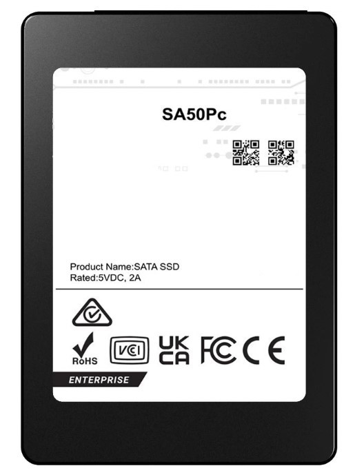 

Накопитель SSD 2.5'' Phison S1201K001T92P022T3000 SA50Pc 1.92TB, 3D TLC 530/500MB/s 98K/40K IOPS, OEM, S1201K001T92P022T3000