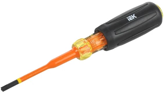 

Отвертка диэлектрическая IEK ARMA2L 5 A2L5-SC31-T3-ZS-10-080 SLIM PZ/SL1х80 Т3, ARMA2L 5