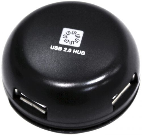 Концентратор 5bites HB24-200BK 4*USB2.0, USB Plug, черный